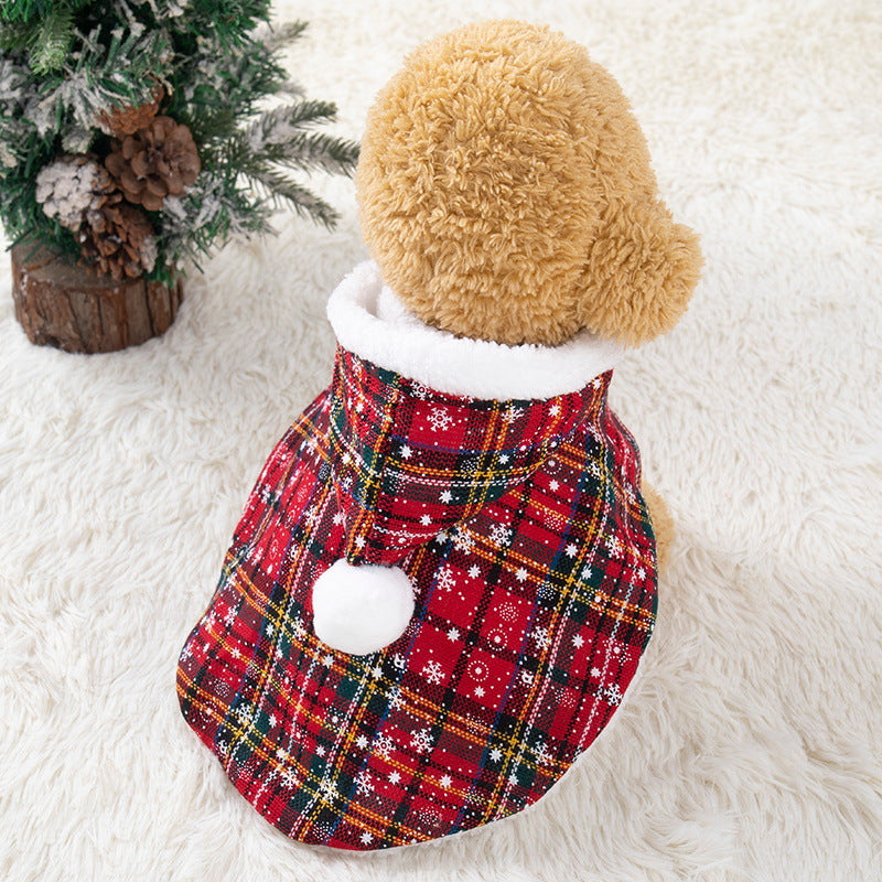Capa navidena para mascota