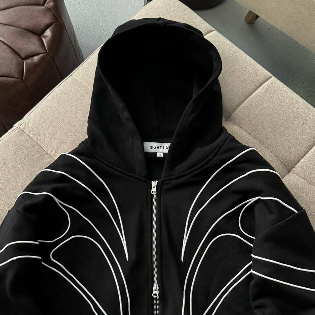 HOODIE CIERRE Cardigan Top