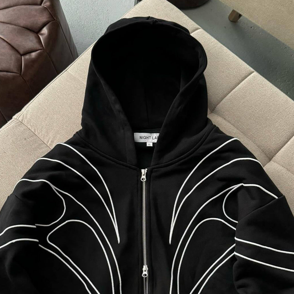 HOODIE CIERRE Cardigan Top