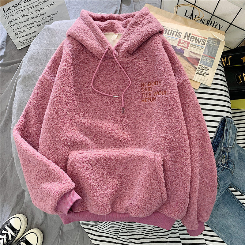 HOODIE DE LANA CON CAPUCHA
