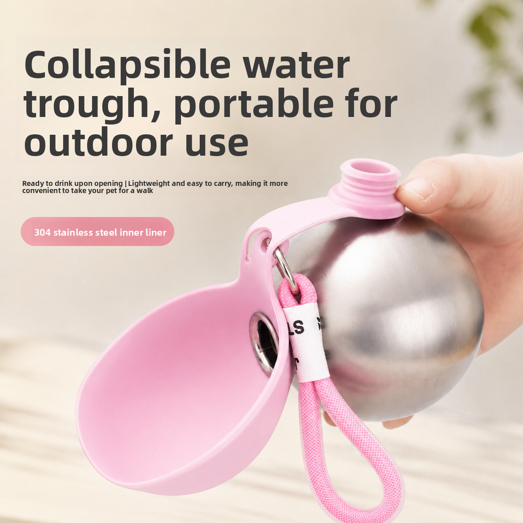 Suministros para mascotas: Botella de agua portatil para perros , para uso al aire libre