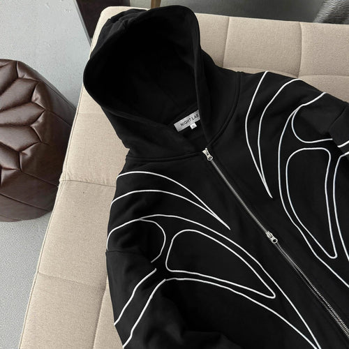 HOODIE CIERRE Cardigan Top