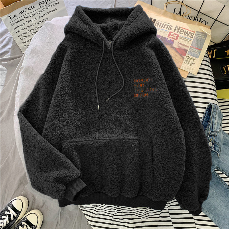 HOODIE DE LANA CON CAPUCHA